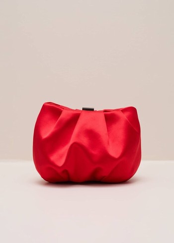 Phase Eight Red Satin Bags Red Canada | YIKGSX-056